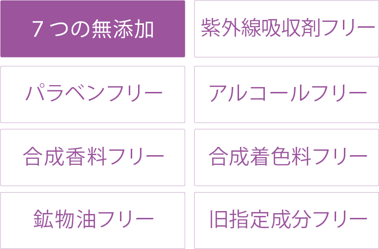 無添加へのこだわり