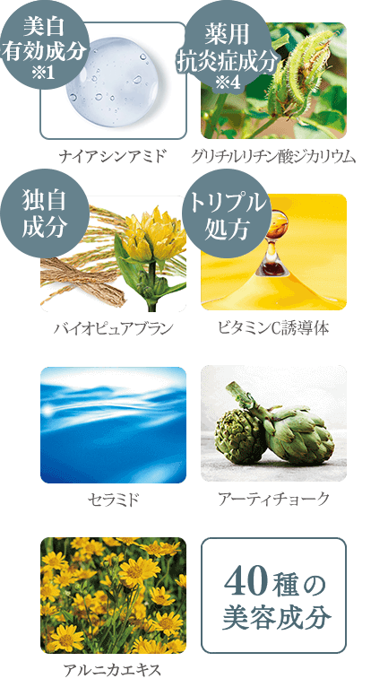 話題の美容成分をひとつに凝縮